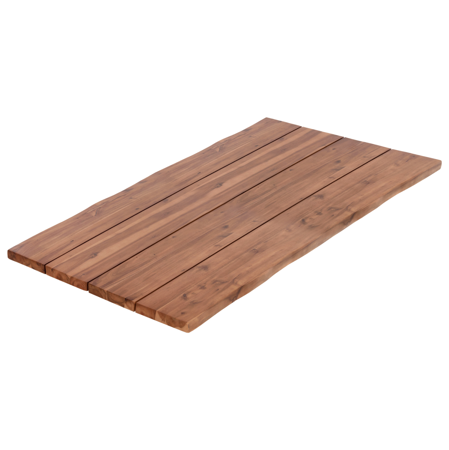 Desktop-uri - TABLETOP RECTANGULAR HM6302.01 SOLID ACACIA WOOD IN NATURAL COLOR--160x80x3.5 (thickness)cm.