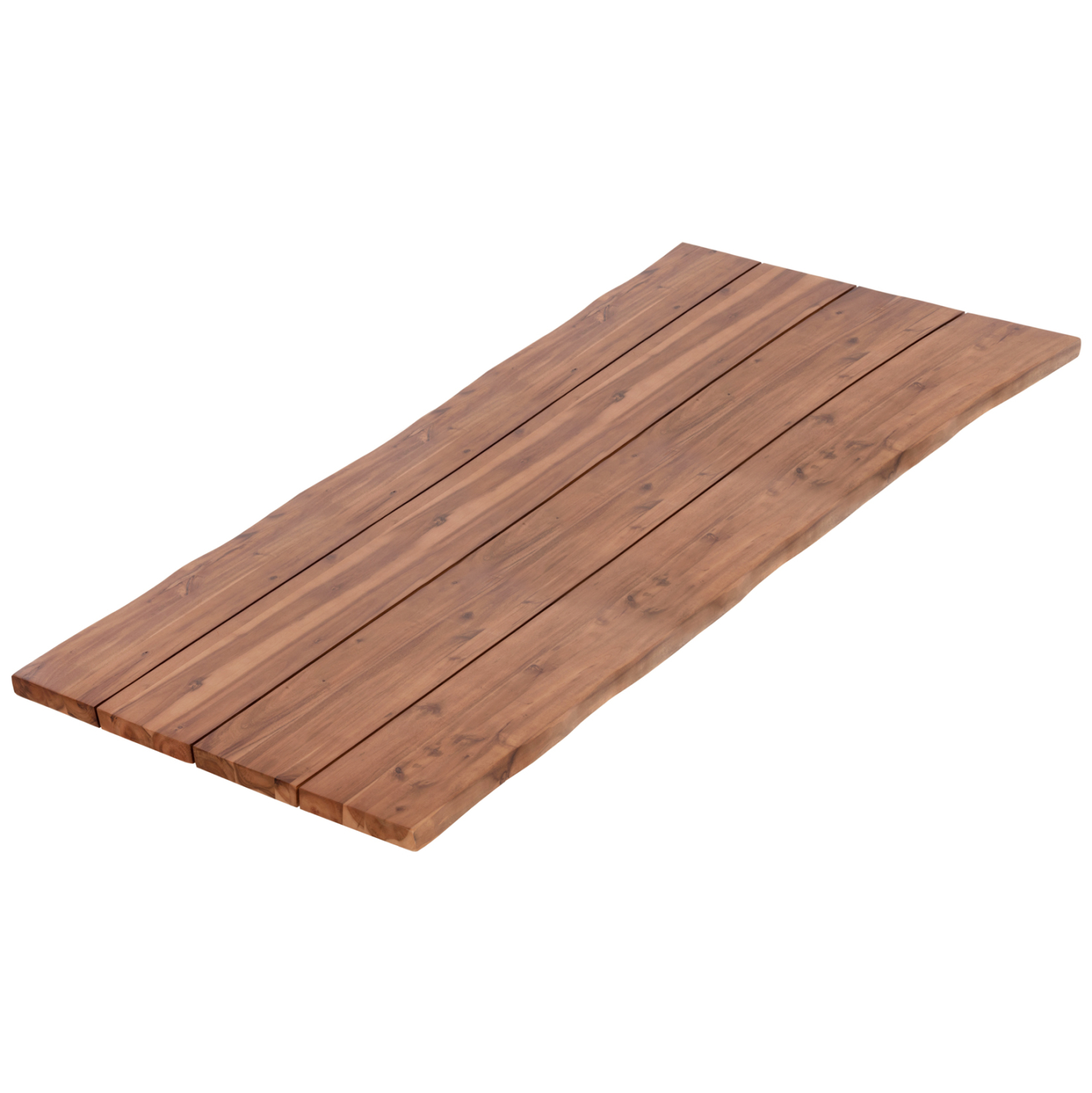 Desktop-uri - TABLETOP RECTANGULAR HM6303.01 SOLID ACACIA WOOD IN NATURAL COLOR--200x100x3.5 (thickness)cm.