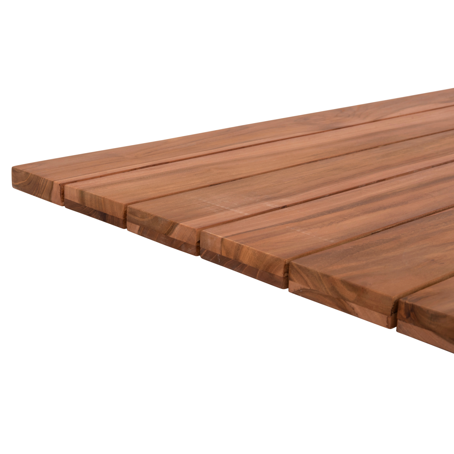 TABLETOP RECTANGULAR HM6138 SOLID TEAK WOOD IN NATURAL COLOR 130x80.5x2.5(thickness)cm. [6]