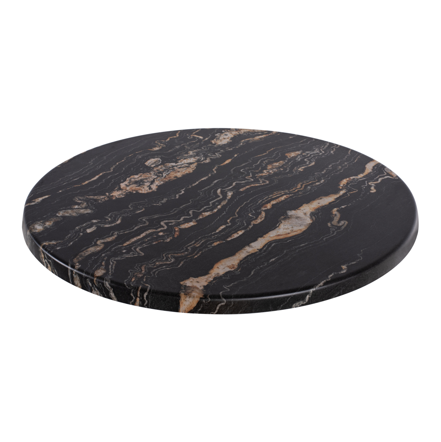 TABLETOP ROUND HM5227.15 5787 WERZALIT Φ60 BLACK GOLD MARBLE [3]