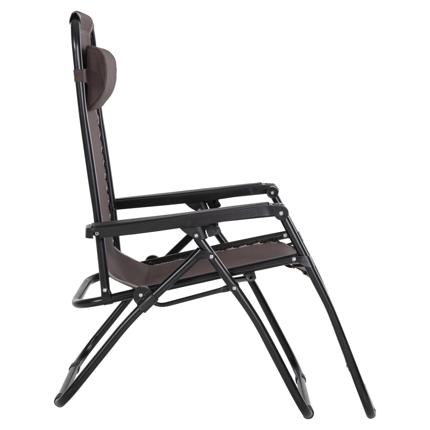 ARMCHAIR RELAX COMPANION HM5095.13 BROWN TEXTILENE-BLACK METAL 67x145x110Hcm. [5]