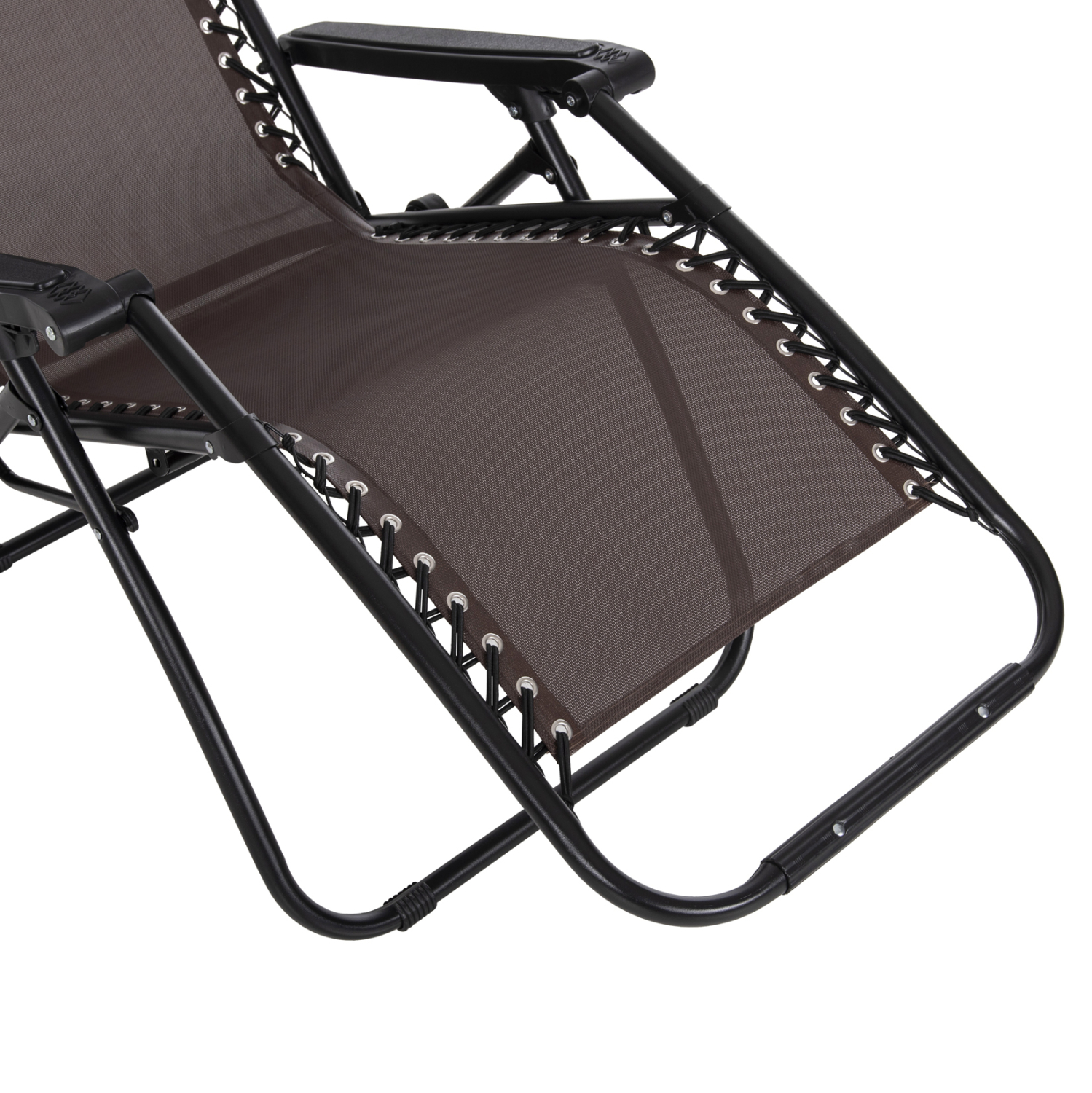 ARMCHAIR RELAX COMPANION HM5095.13 BROWN TEXTILENE-BLACK METAL 67x145x110Hcm. [9]
