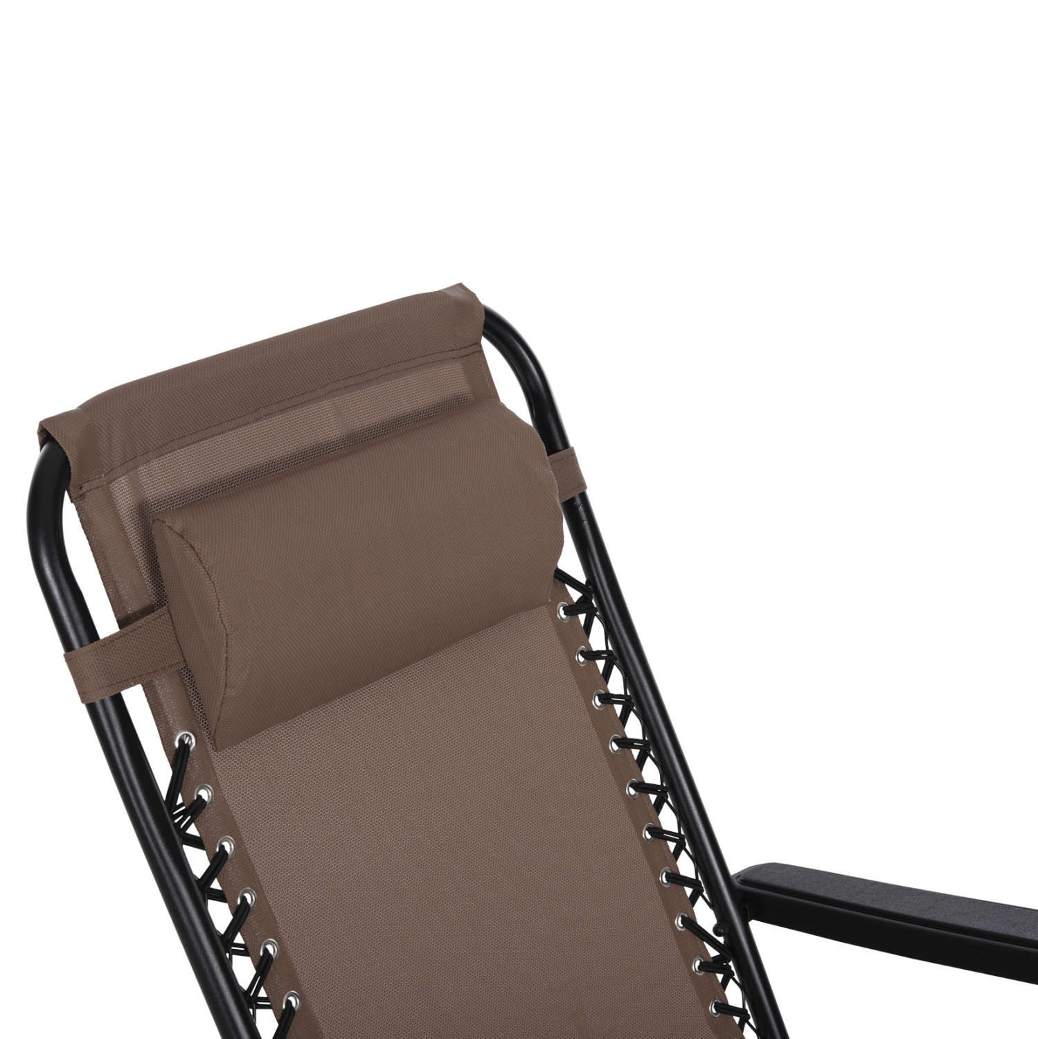 ARMCHAIR RELAX COMPANION HM5095.14 CHAMPAGNE COLORED TEXTILENE-BLACK METAL 67x145x110Hcm. [8]