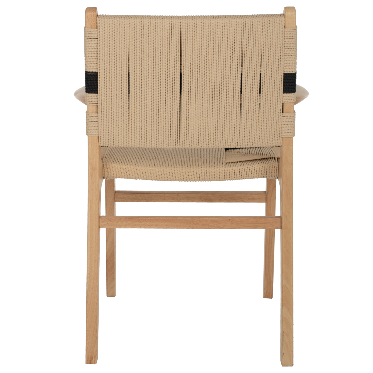 ARMCHAIR BAND RUBBERWOOD AND ROPE 62,5x60x88Hcm.HM9324.01 [6]