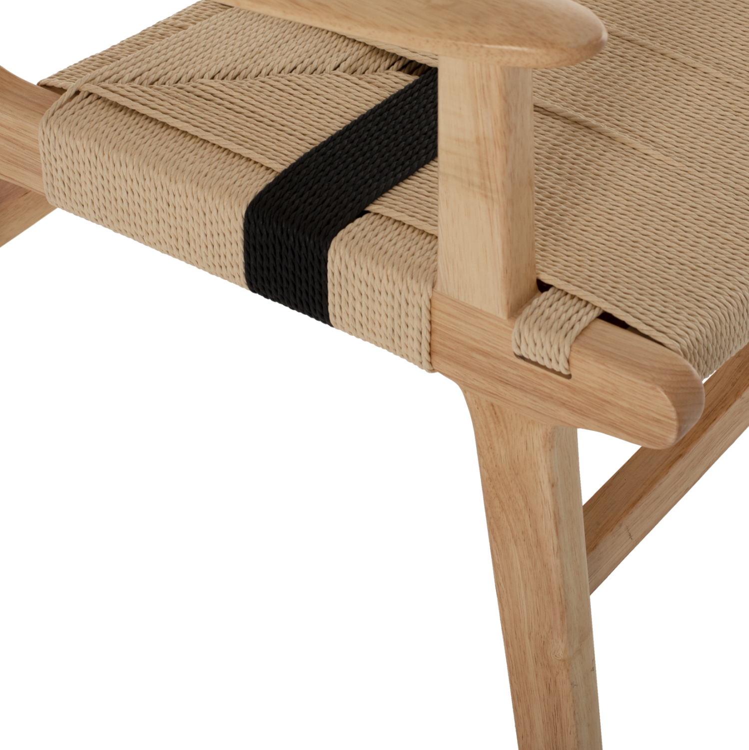 ARMCHAIR BAND RUBBERWOOD AND ROPE 62,5x60x88Hcm.HM9324.01 [9]