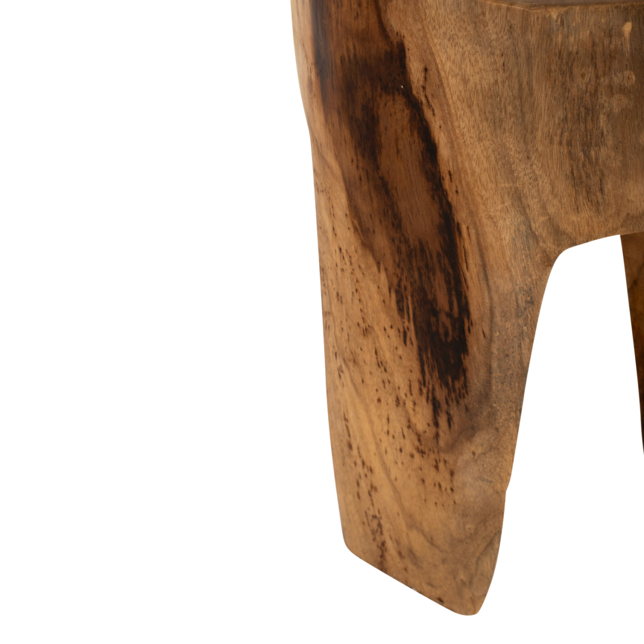 3-LEG STOOL SOLID TEAK NATURAL COLOR Φ30x40Hcm.HM9349 [6]