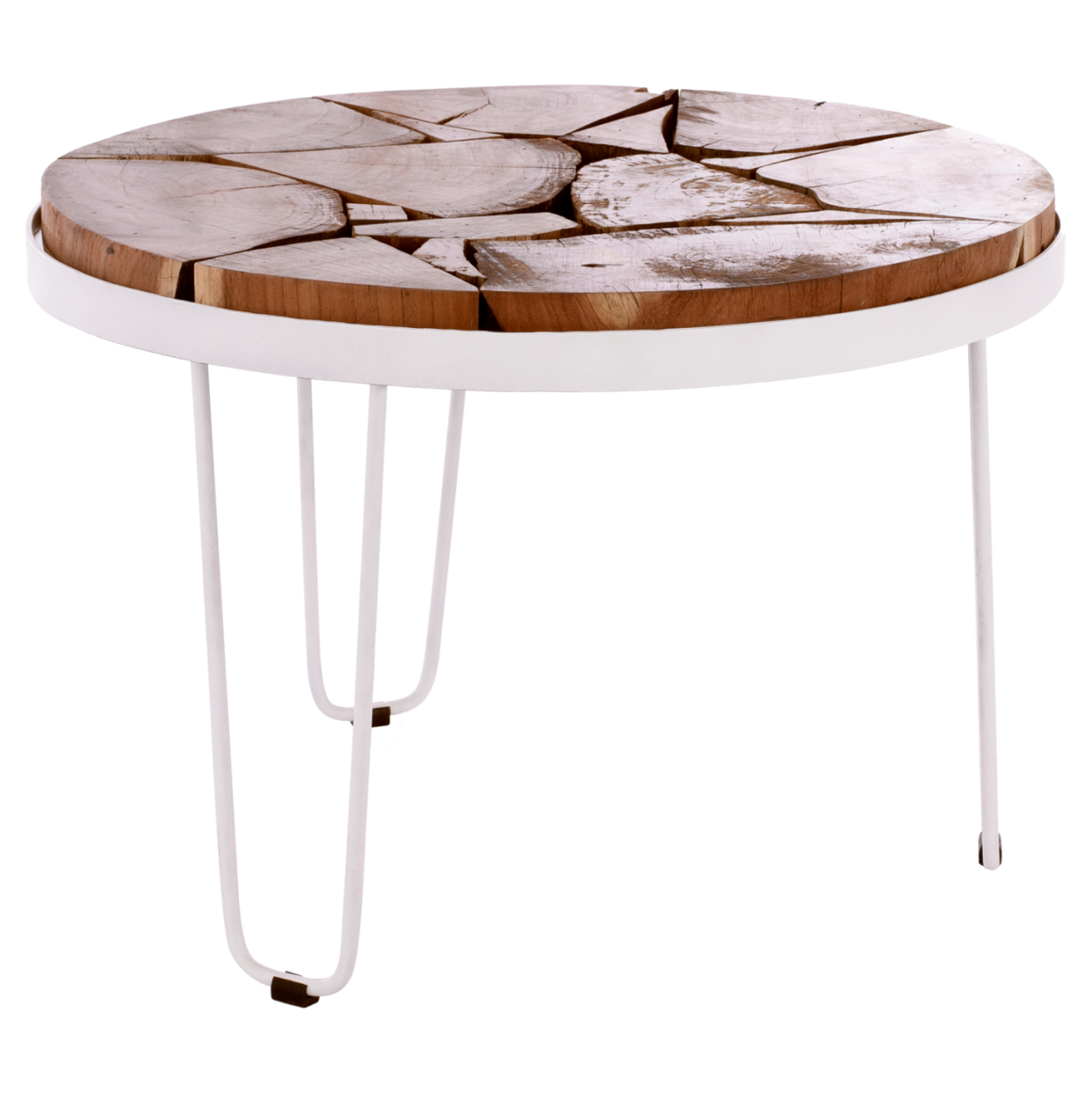 ACACIA SHORT TABLE HM8366.12, WHITE FRAME, ROUND [3]