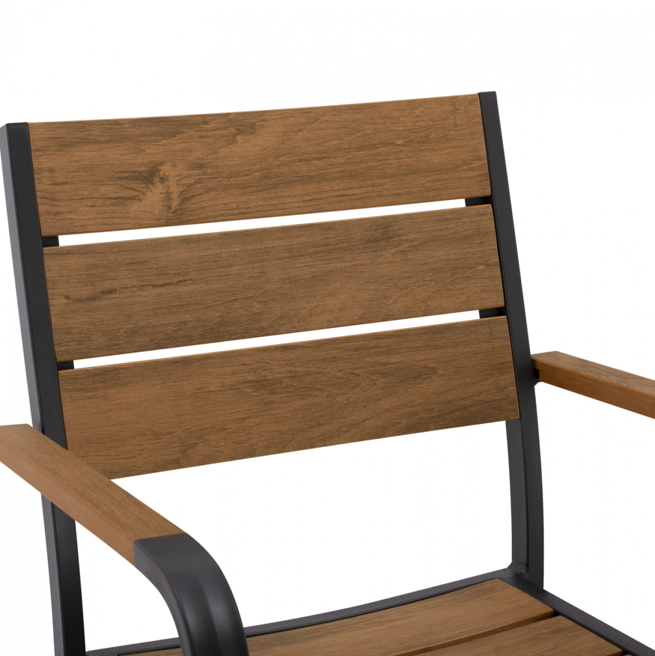 Aluminum Armchair Grey with Polywood HM5127.02 55x56x85 cm. [8]
