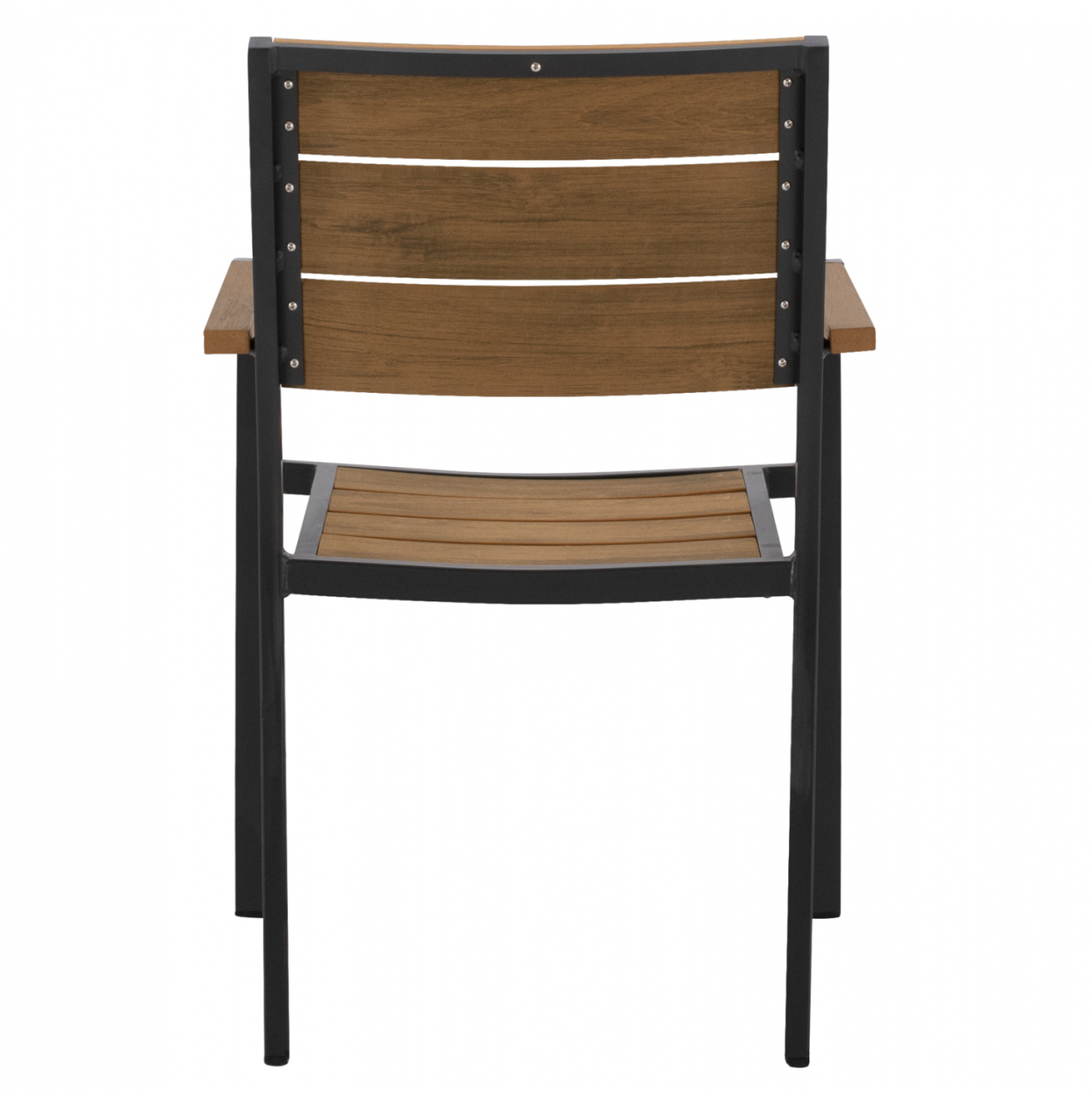 Aluminum Armchair Grey with Polywood HM5127.02 55x56x85 cm. [6]