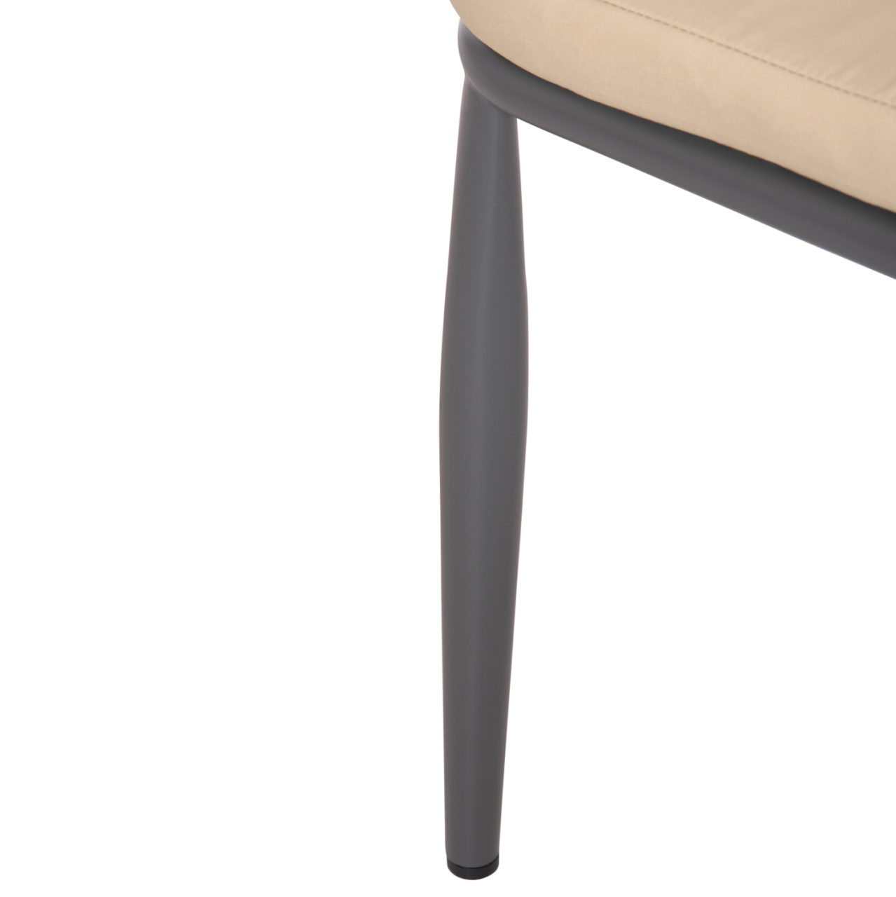 ALUMINUM ARMCHAIR MAGNET HM6287.01 DRAK GREY FRAME-P.E.ROPE IN BEIGE 59x61x81.5Hcm. [9]