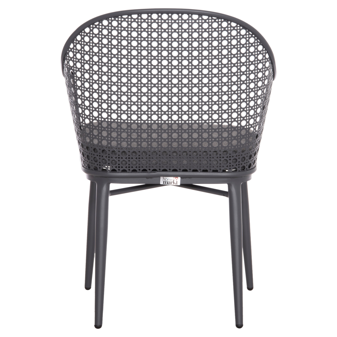 ALUMINUM ARMCHAIR OREGO HM6268.01 FRAME AND CUSHION IN DARK GREY 56x59x81Hcm. [6]