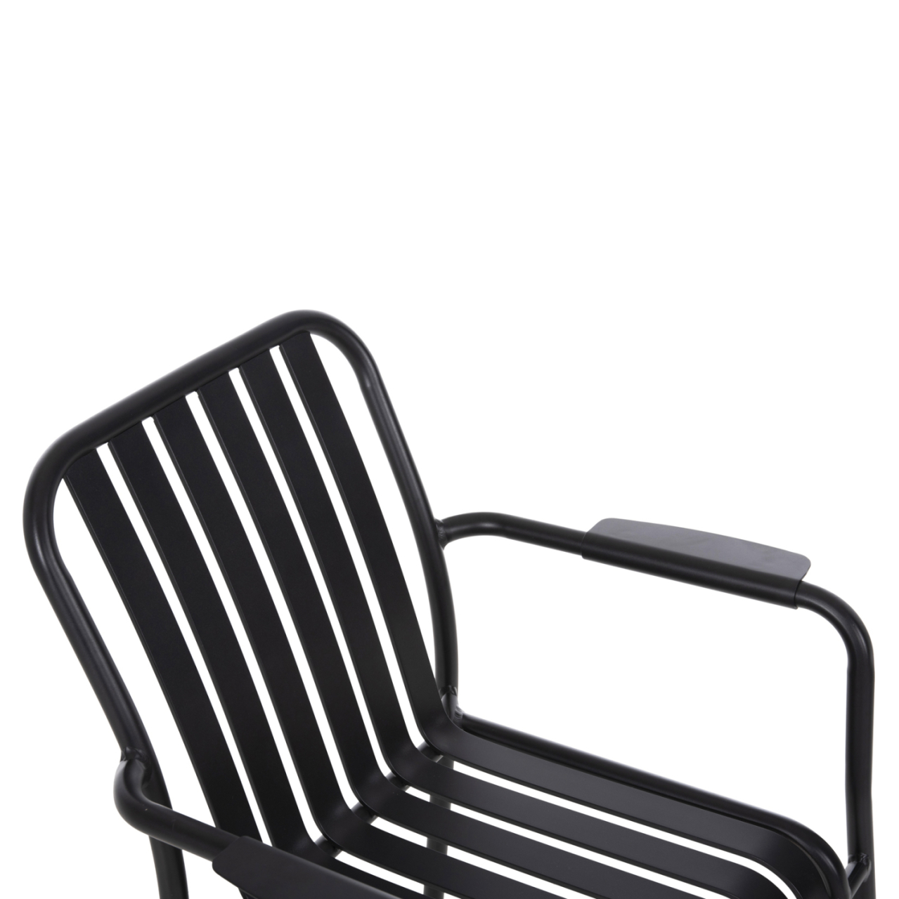 ALUMINUM ARMCHAIR RACHEL HM6088.01 BLACK 63x58x85Hcm. [7]