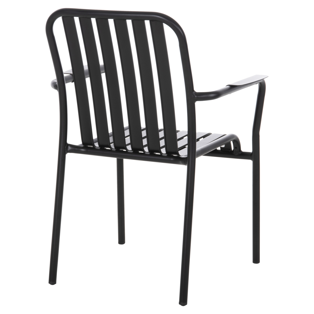 ALUMINUM ARMCHAIR RACHEL HM6088.01 BLACK 63x58x85Hcm. [5]