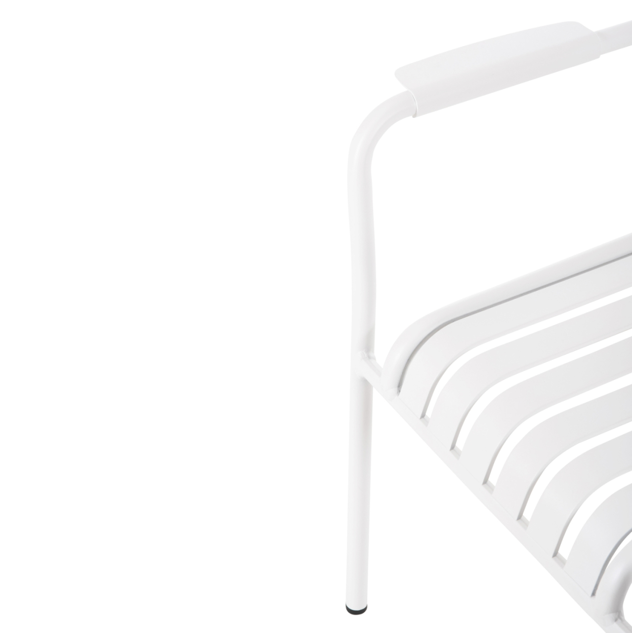 ALUMINUM ARMCHAIR RACHEL HM6088.02 WHITE 63x58x85Hcm. [9]