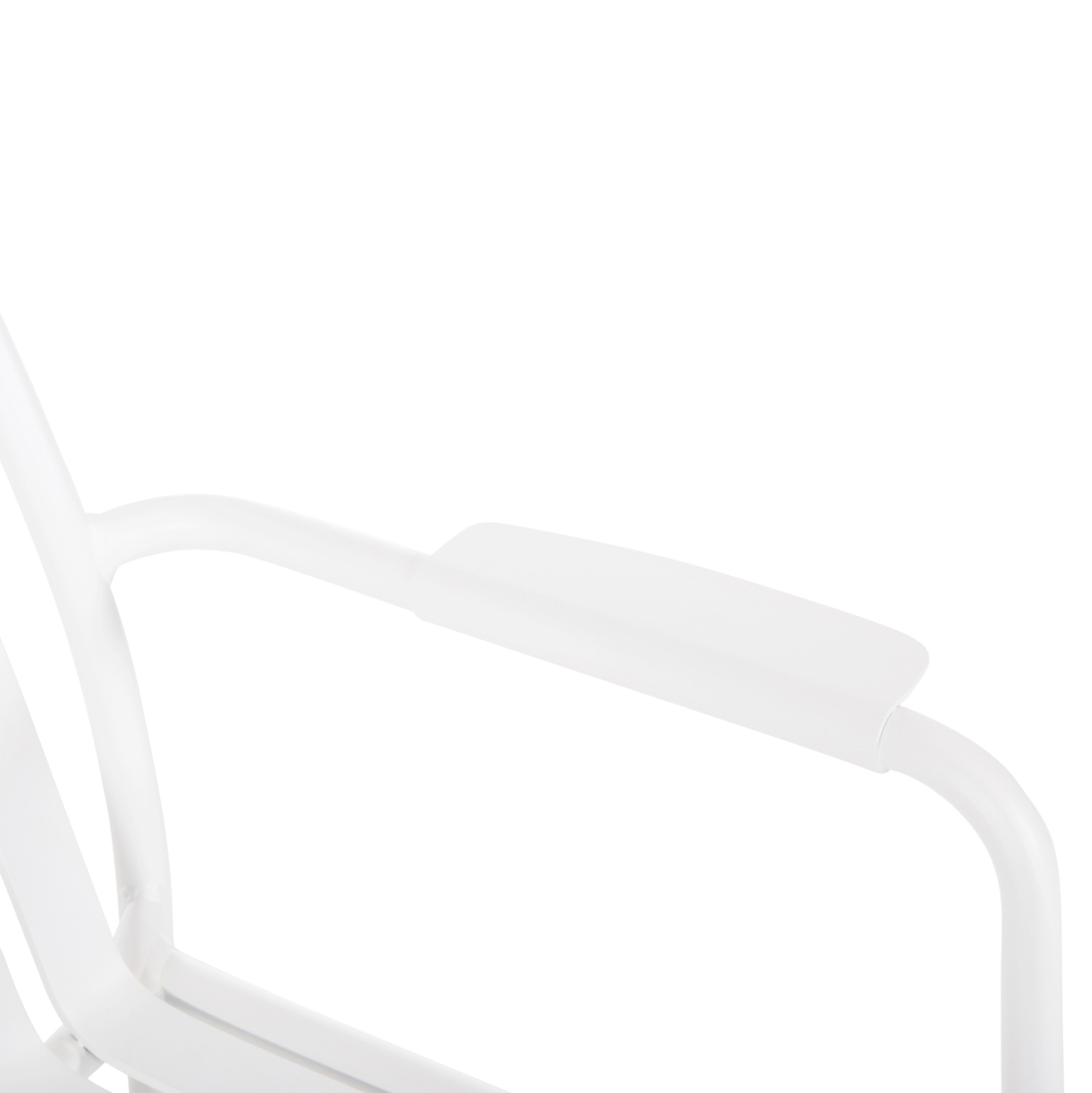 ALUMINUM ARMCHAIR RACHEL HM6088.02 WHITE 63x58x85Hcm. [8]