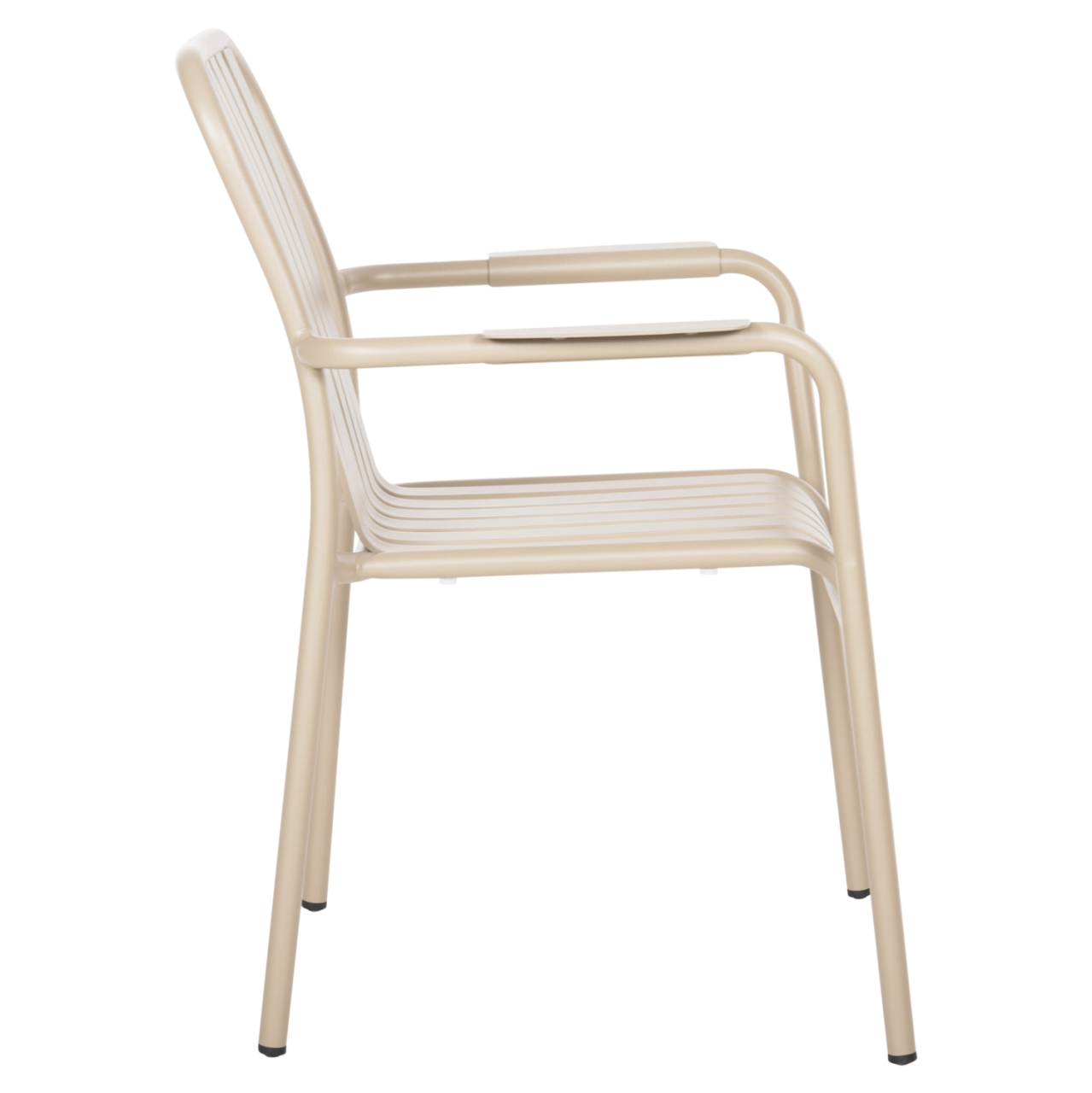ALUMINUM ARMCHAIR RACHEL HM6088.04 CHAMPAGNE COLOR 63x58x85Hcm. [4]