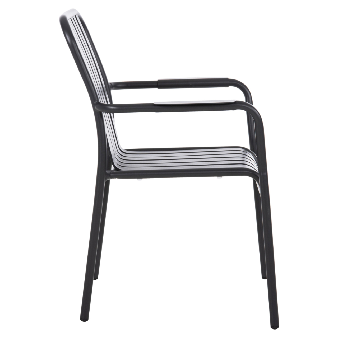 ALUMINUM ARMCHAIR RACHEL HM6088.10 ANTHRACITE 63x58x85Hcm. [4]