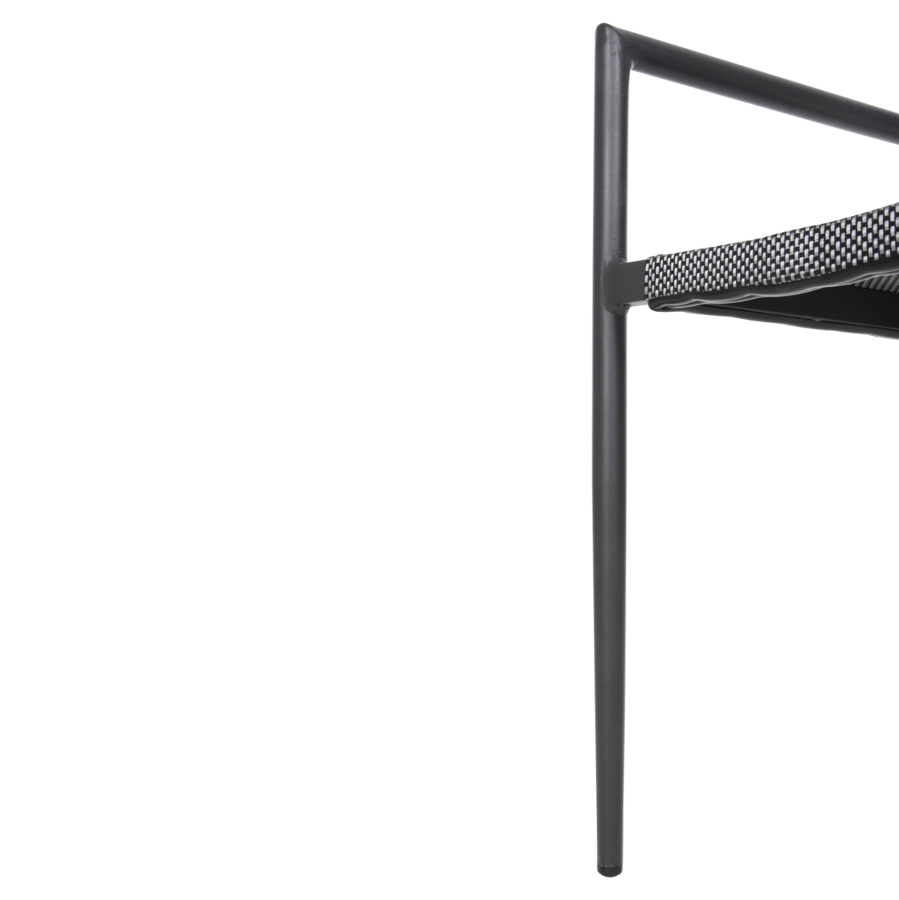 ALUMINUM ARMCHAIR RONNY HM5998.01 GREY FRAME and GREY TEXTILENE 53x51x80Hcm. [9]