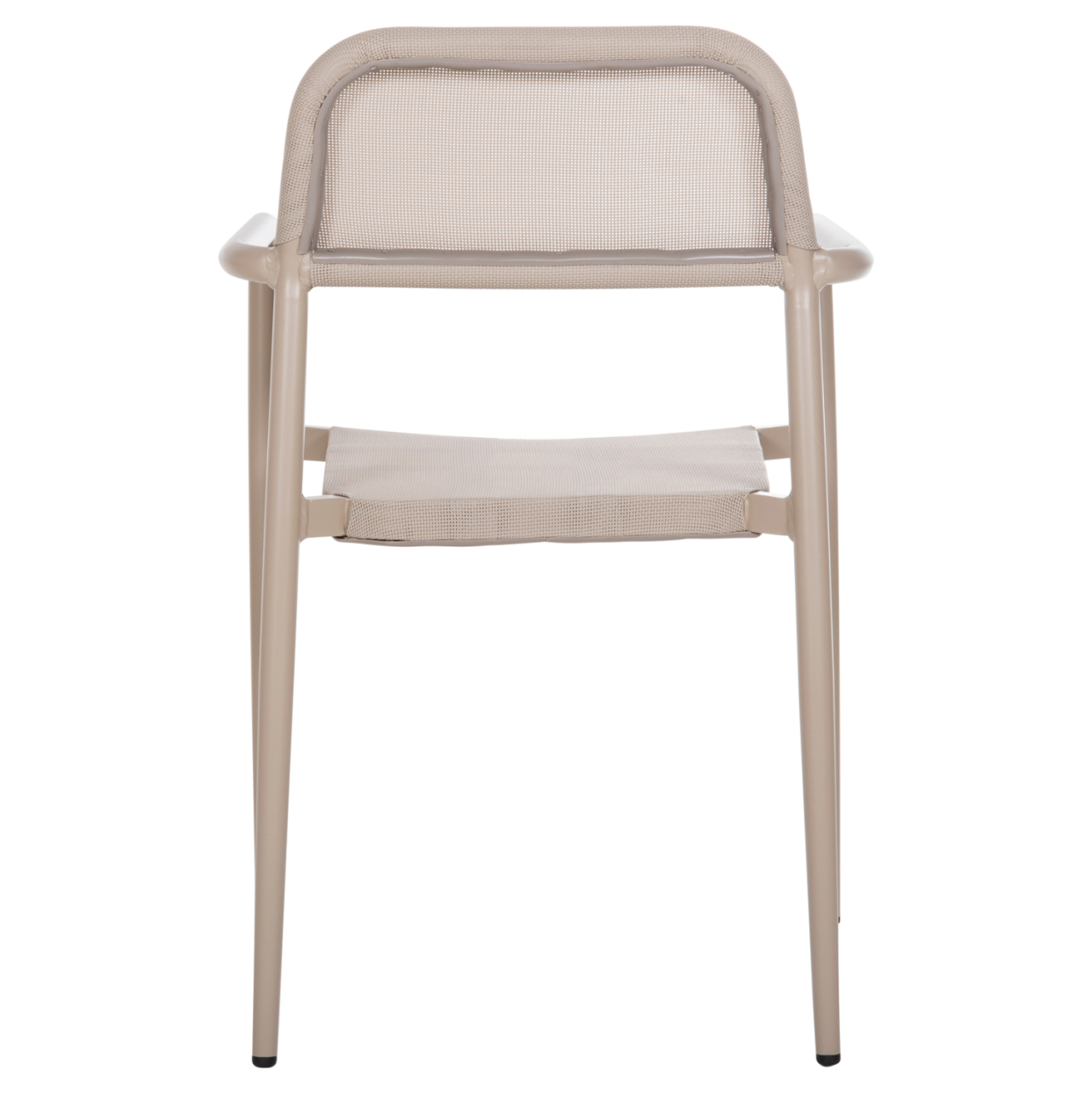ALUMINUM ARMCHAIR RONNY HM5998.03 CHAMPAGNE COLORED FRAME and TEXTILENE 53x51x80Hcm. [6]