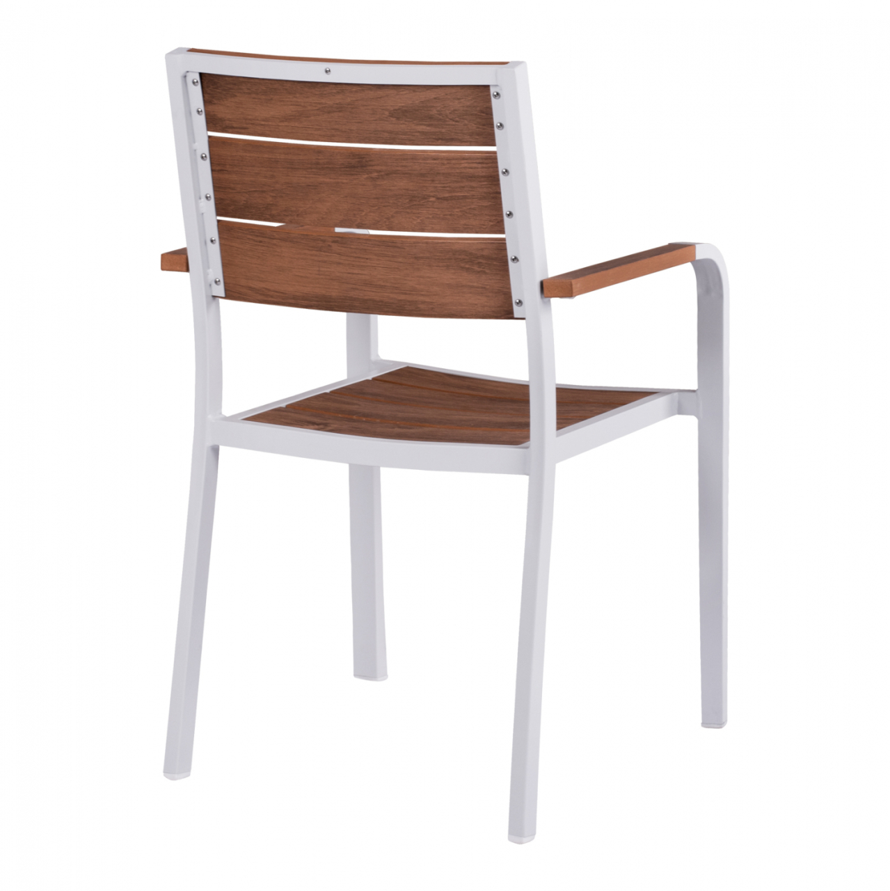 Aluminum Armchair White and Polywood HM5127.01 55x56x85 cm [5]