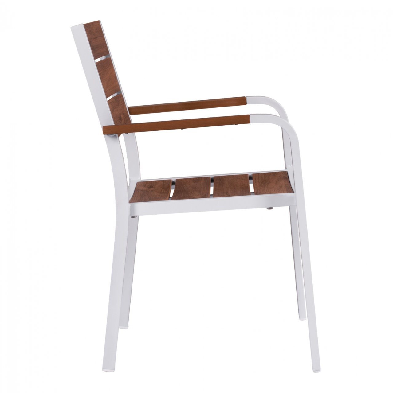 Aluminum Armchair White and Polywood HM5127.01 55x56x85 cm [4]