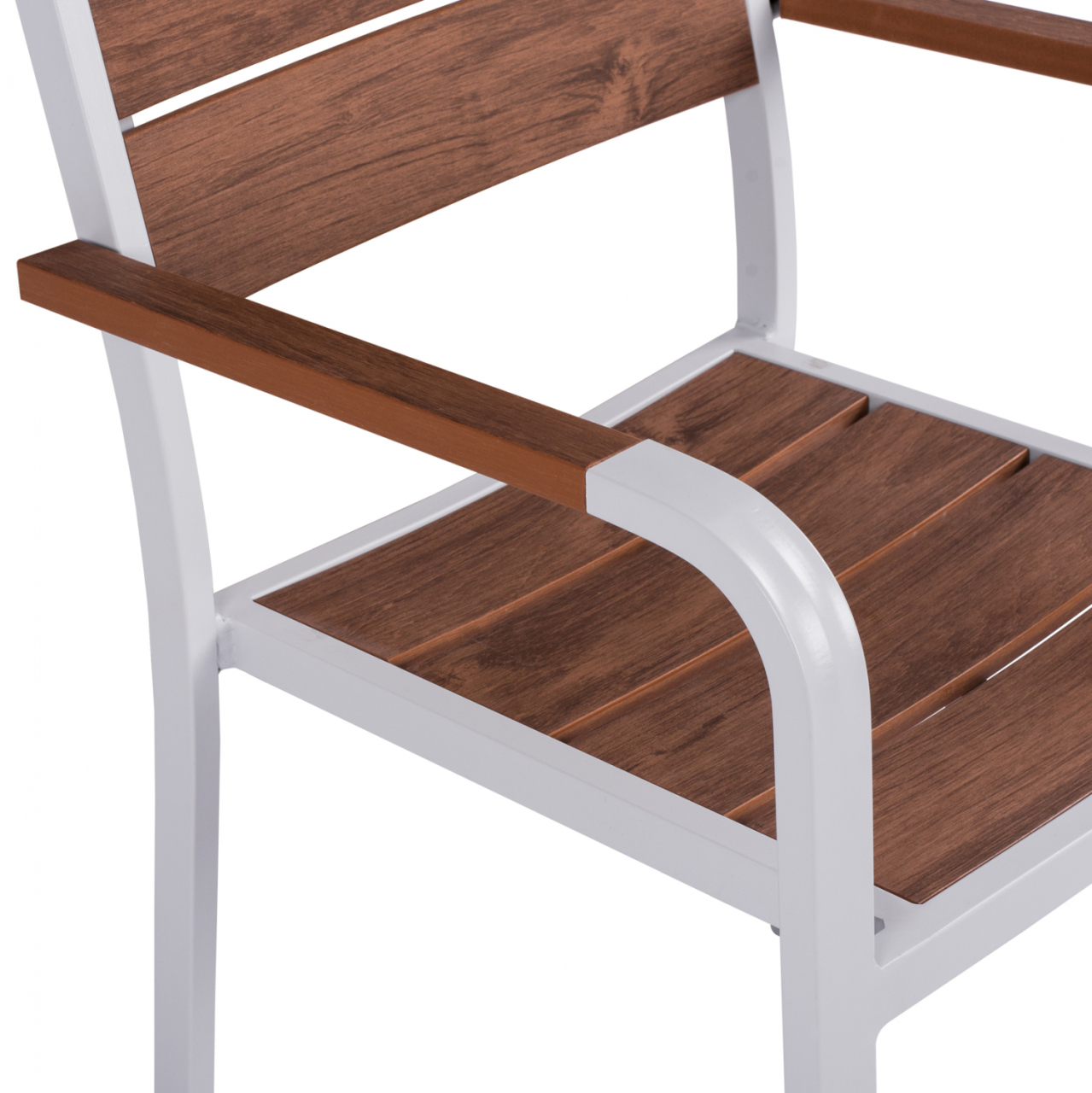 Aluminum Armchair White and Polywood HM5127.01 55x56x85 cm [7]