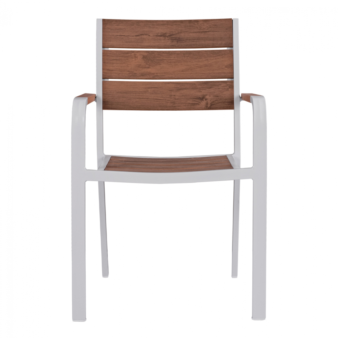 Aluminum Armchair White and Polywood HM5127.01 55x56x85 cm [3]
