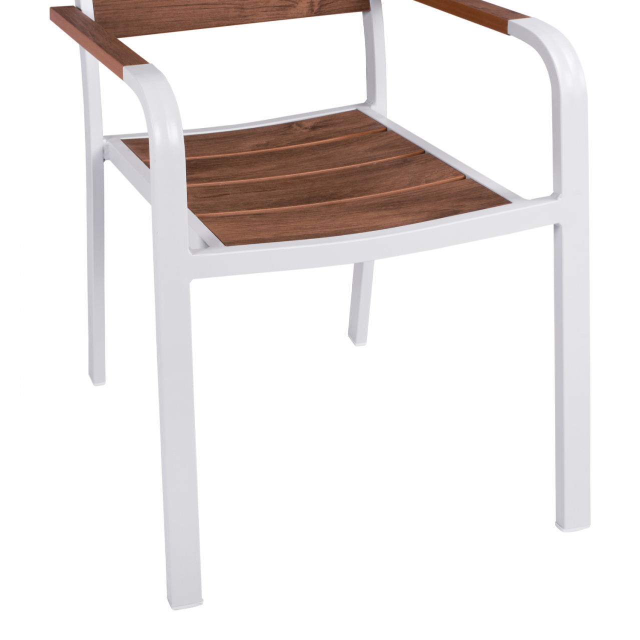 Aluminum Armchair White and Polywood HM5127.01 55x56x85 cm [8]