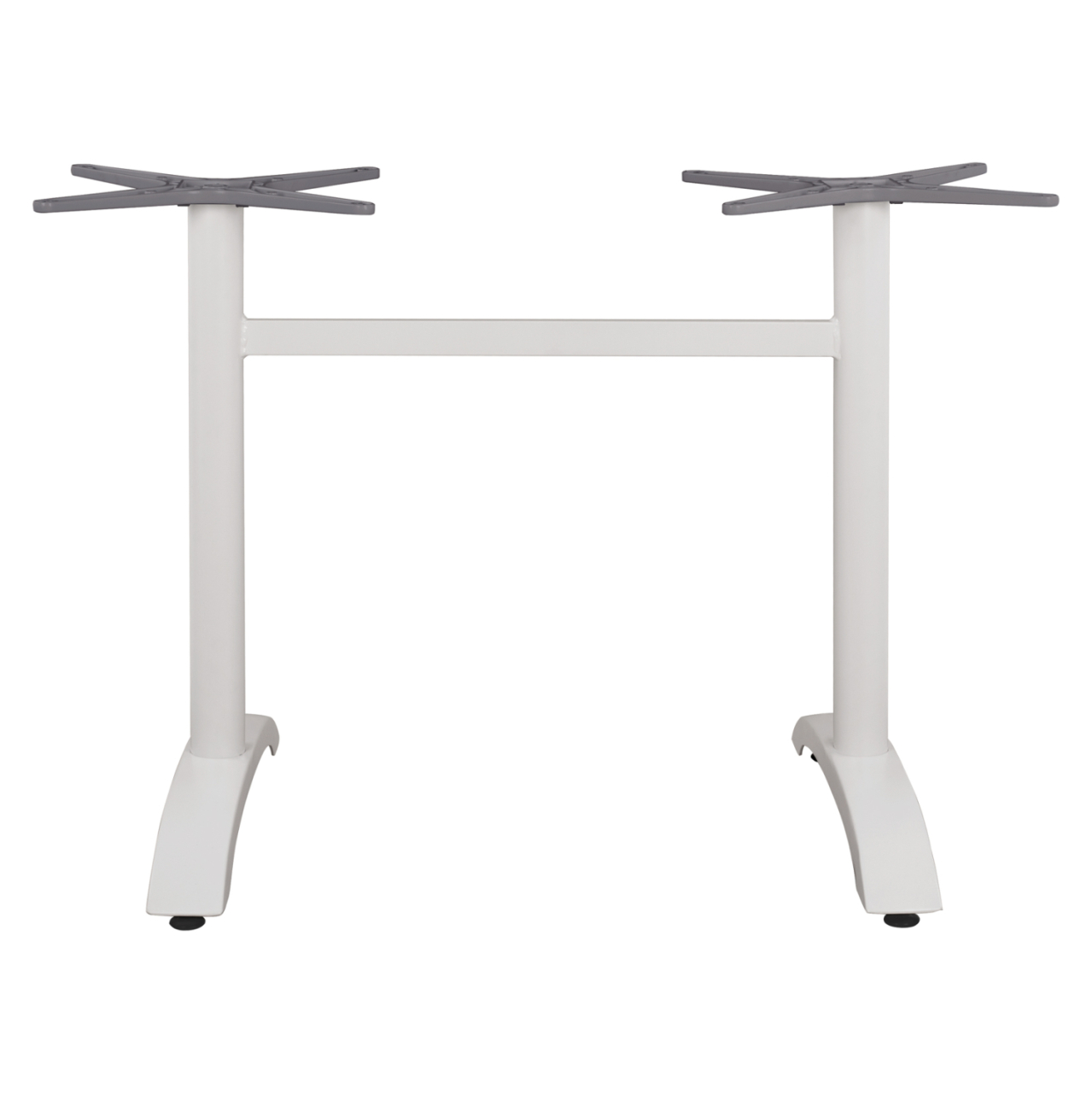 ALUMINUM base 2 legs HM461.02 White 78,5x60x73 [3]