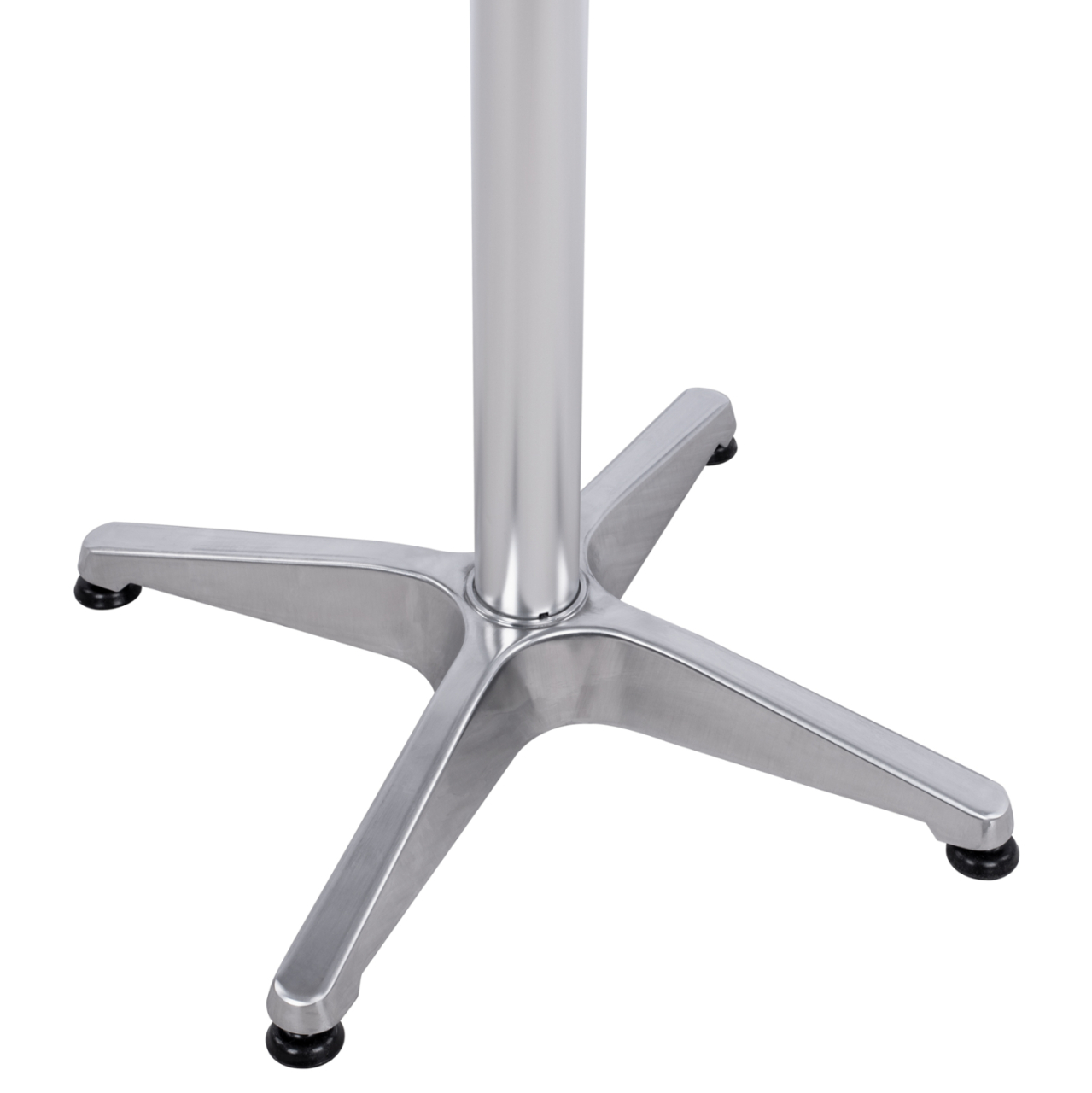 Aluminum Base 4Legs 58x58x68.5cm with cross 28x28cm HM447 Chromed [4]