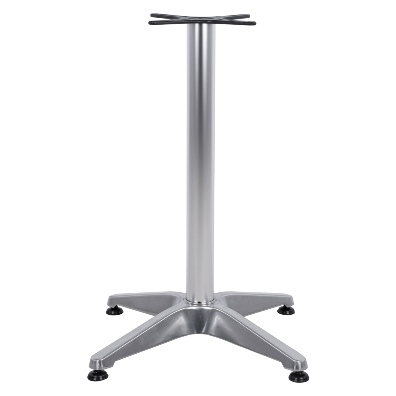 Aluminum Base 4Legs 58x58x68.5cm with cross 28x28cm HM447 Chromed [2]