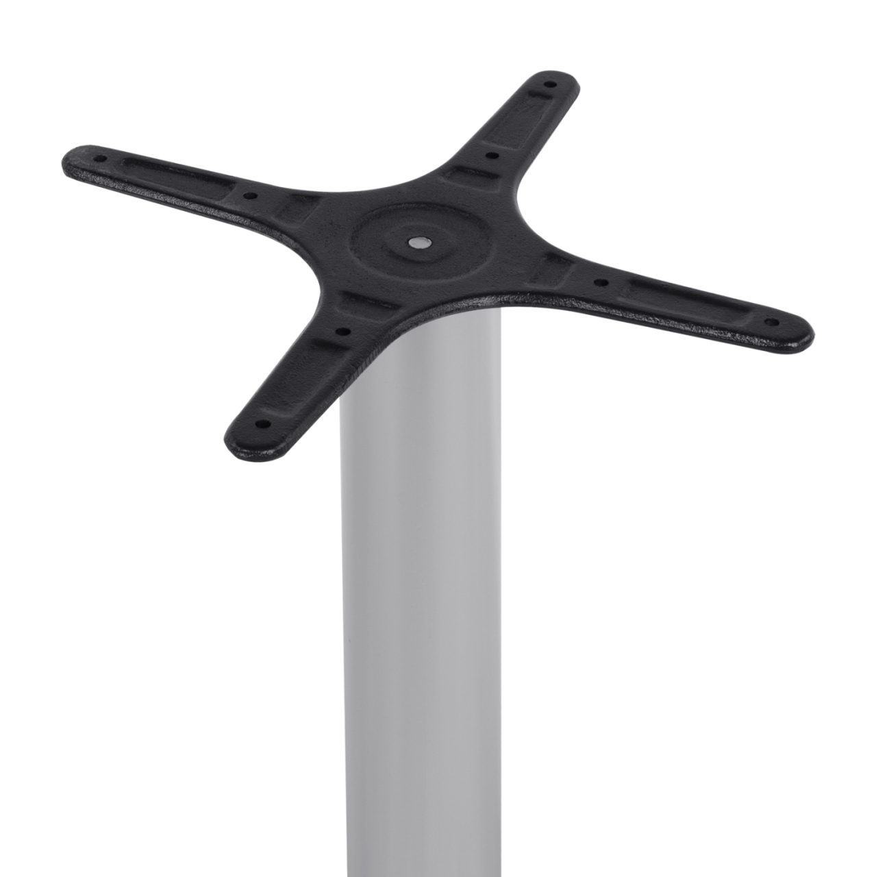 Aluminum Base 4Legs 58x58x68.5cm with cross 28x28cm HM447 Chromed [3]