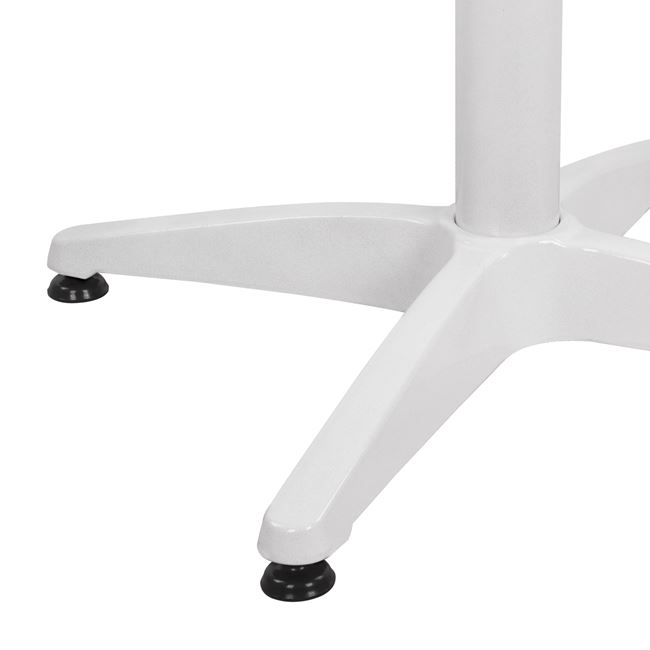 Aluminum Base 4legs 65x65x70cm with cross 48x48cm HM448.02 White [6]