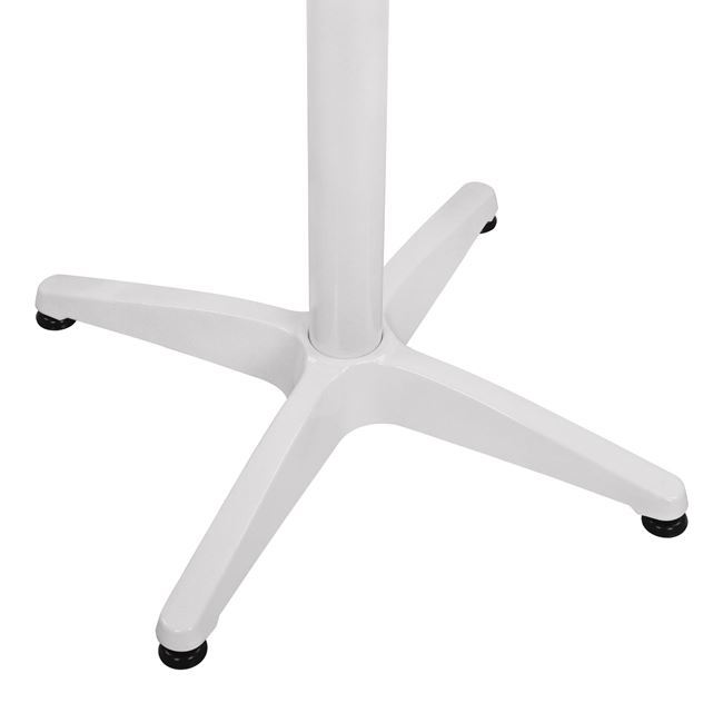 Aluminum Base 4legs 65x65x70cm with cross 48x48cm HM448.02 White [5]