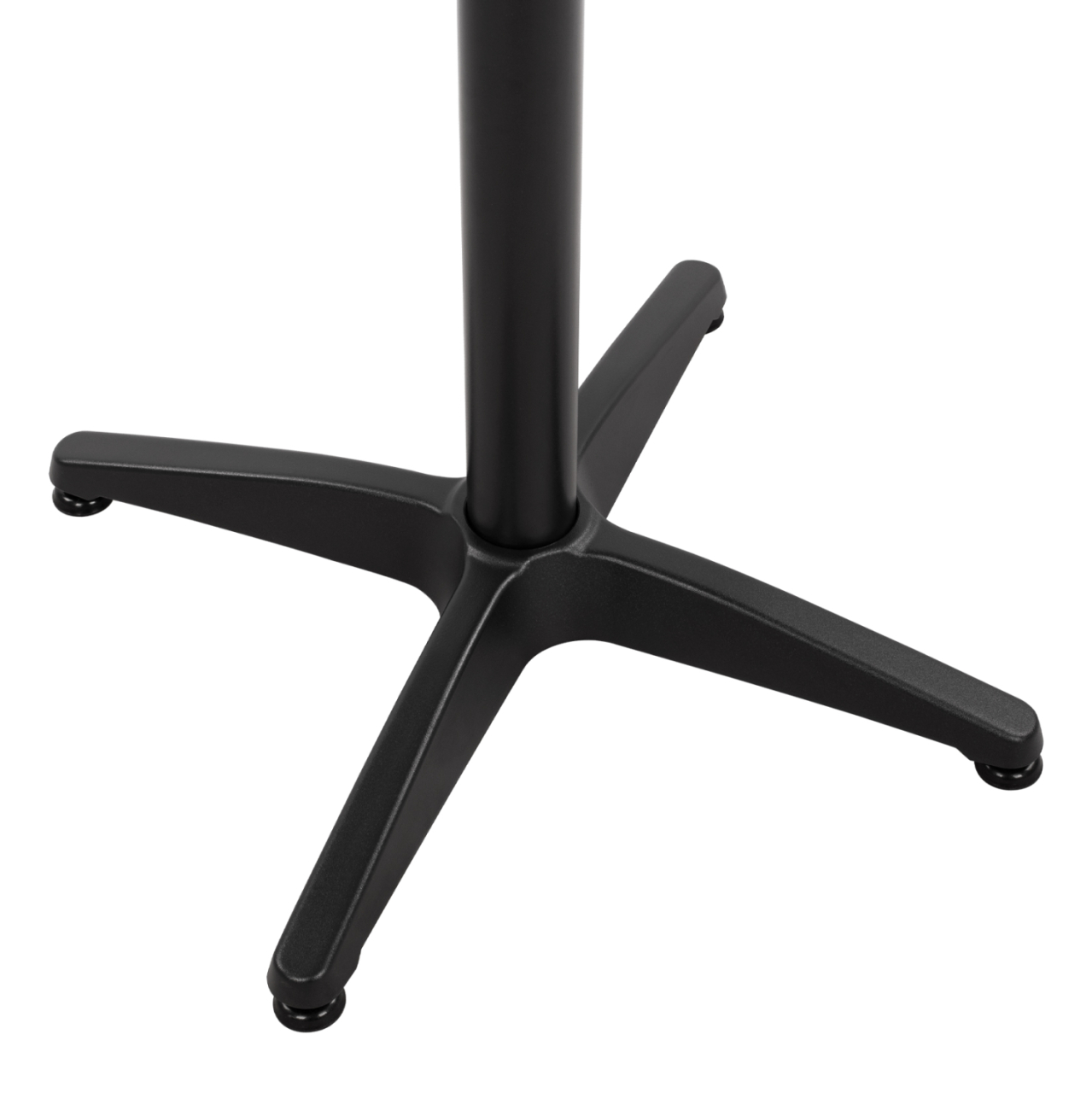 Aluminum Base 4legs 65x65x70cm with cross 48x48cm HM448.03 Black [5]