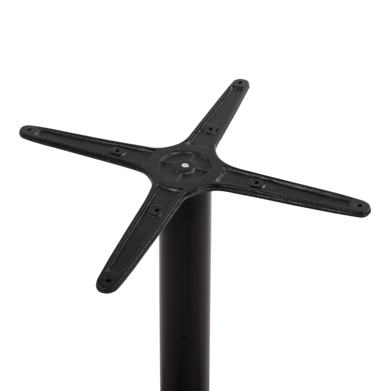 Aluminum Base 4legs 65x65x70cm with cross 48x48cm HM448.03 Black [4]