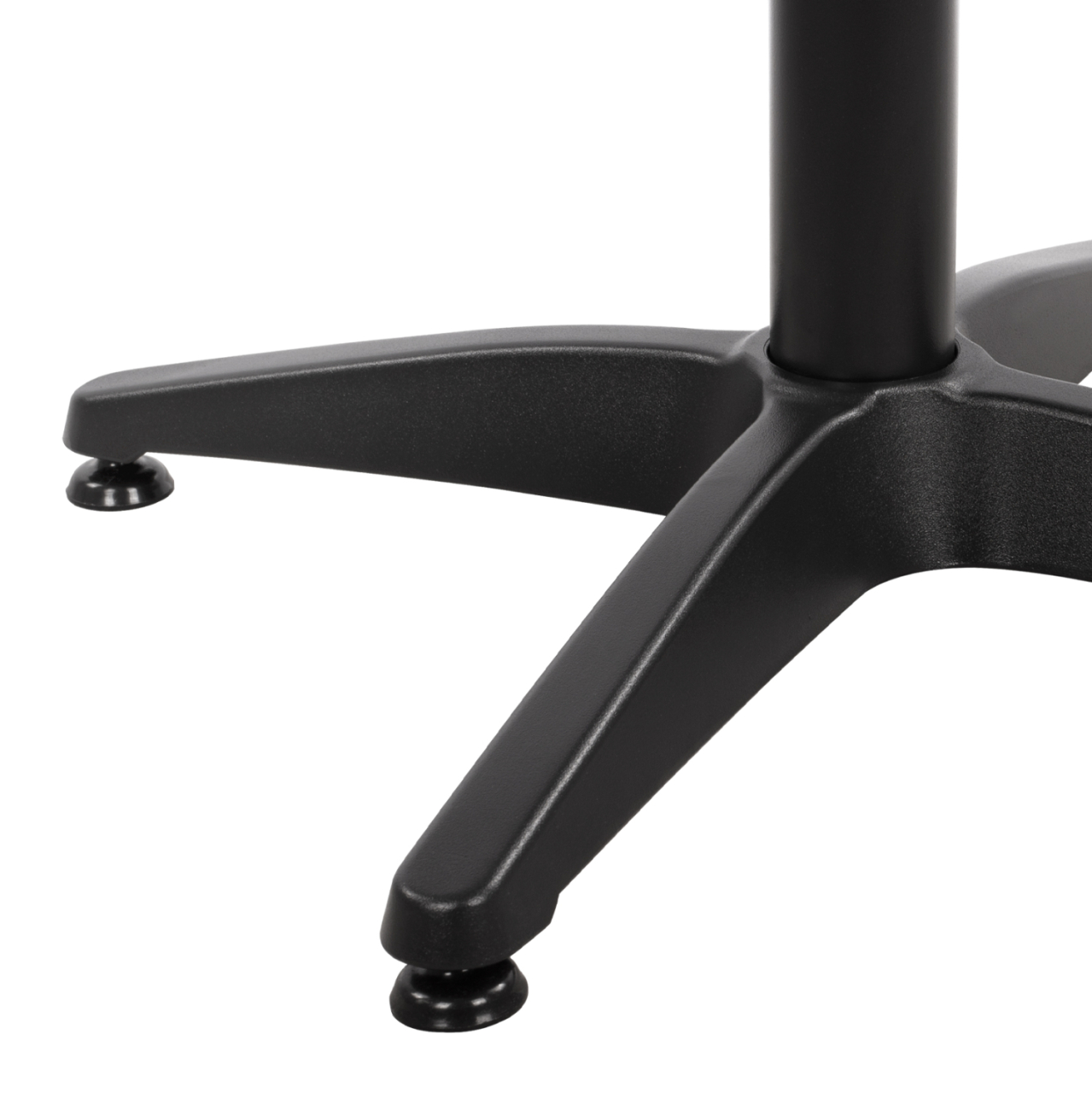 Aluminum Base 4legs 65x65x70cm with cross 48x48cm HM448.03 Black [6]