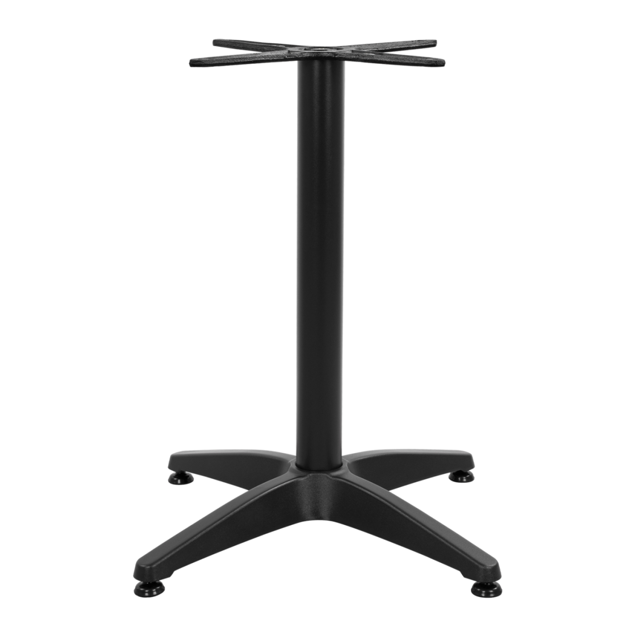 Aluminum Base 4legs 65x65x70cm with cross 48x48cm HM448.03 Black [3]