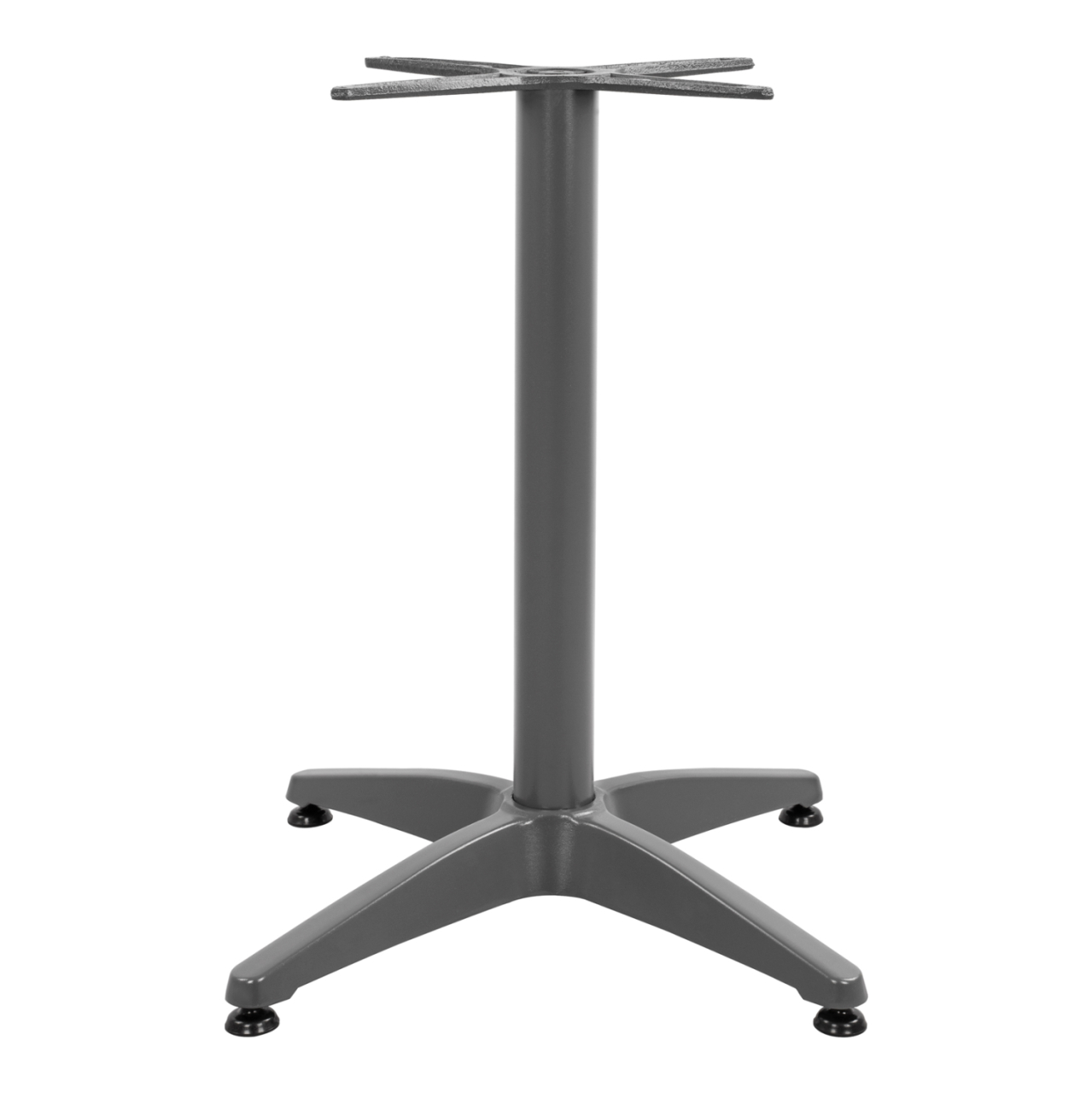 Aluminum Base 4legs 65x65x70cm with cross 48x48cm HM448.04 Grey [3]