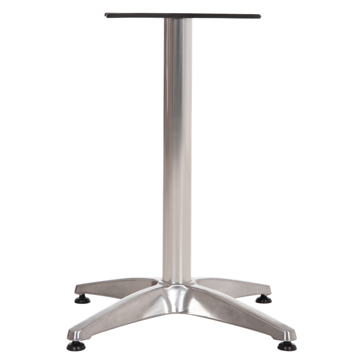 Aluminum Base 4legs 66x66x69cm with cross 45x45cm HM448.01 Chromed [3]