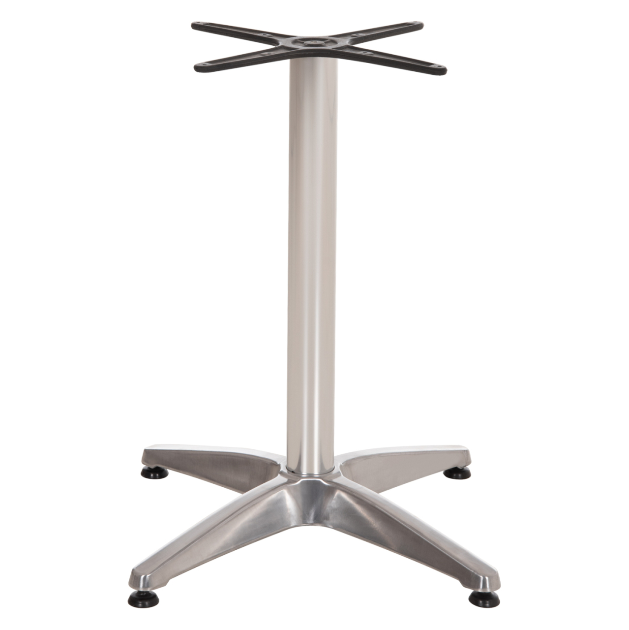 Aluminum Base 4legs 66x66x69cm with cross 45x45cm HM448.01 Chromed [5]