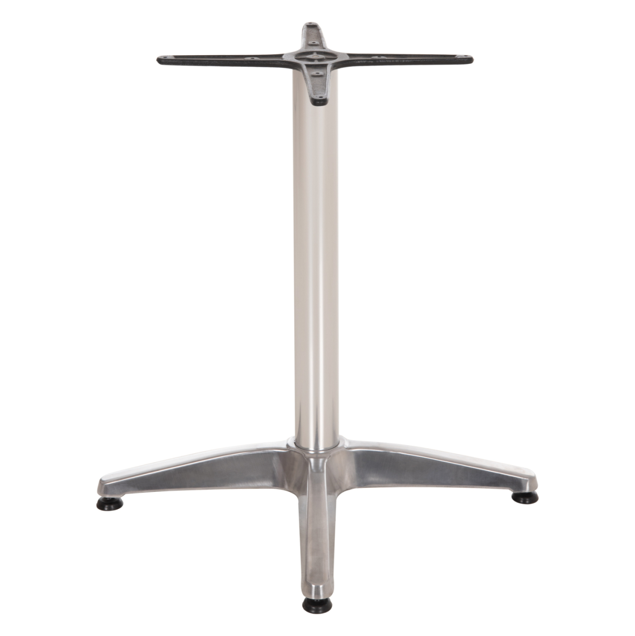 Aluminum Base 4legs 66x66x69cm with cross 45x45cm HM448.01 Chromed [4]