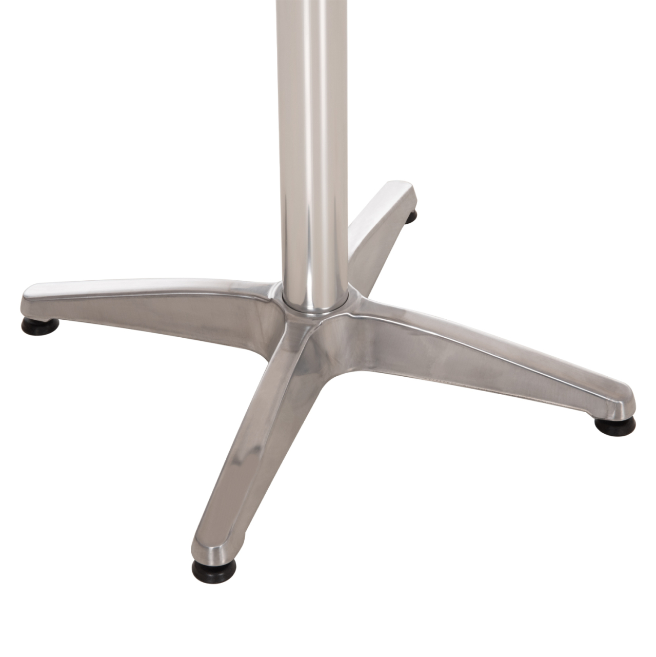 Aluminum Base 4legs 66x66x69cm with cross 45x45cm HM448.01 Chromed [7]