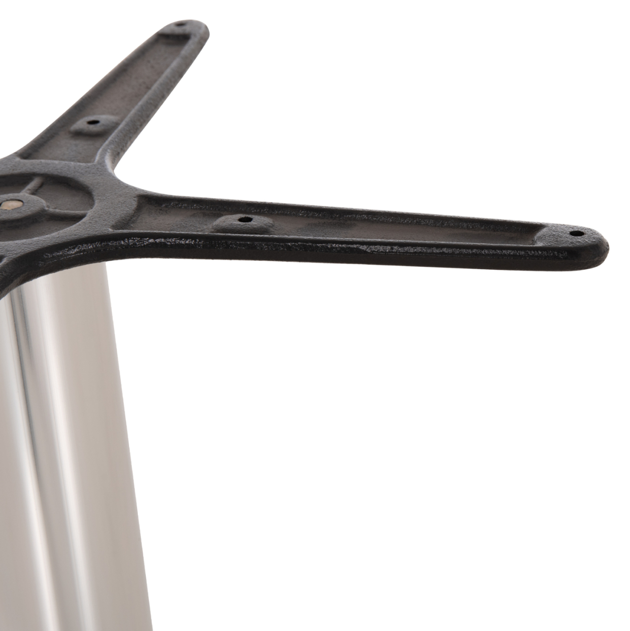 Aluminum Base 4legs 66x66x69cm with cross 45x45cm HM448.01 Chromed [8]