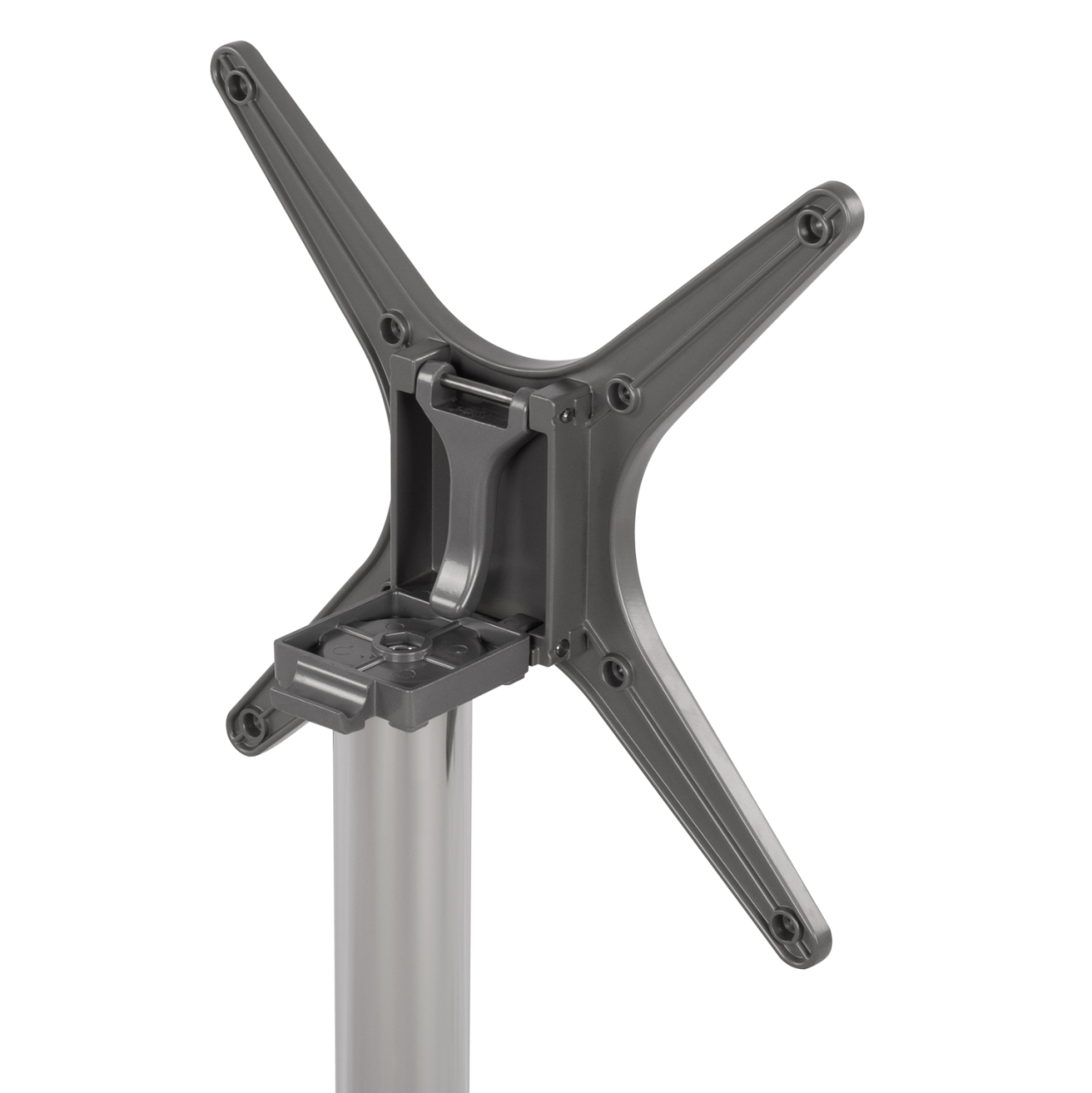 Aluminum base folding chromed 69x69x73cm with cross 48x48 HM459.03 [6]