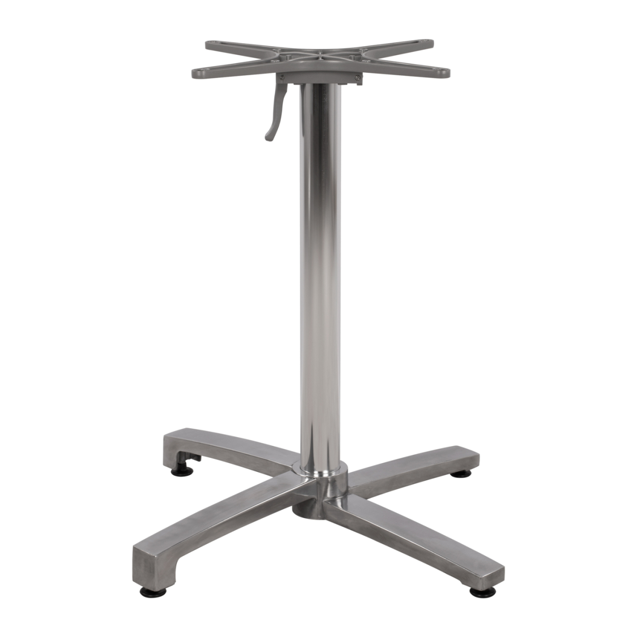 Aluminum base folding chromed 69x69x73cm with cross 48x48 HM459.03 [5]