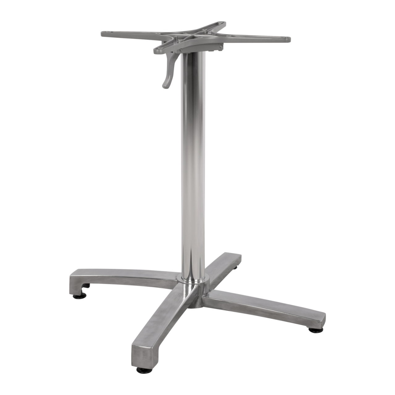 Aluminum base folding chromed 69x69x73cm with cross 48x48 HM459.03 [3]