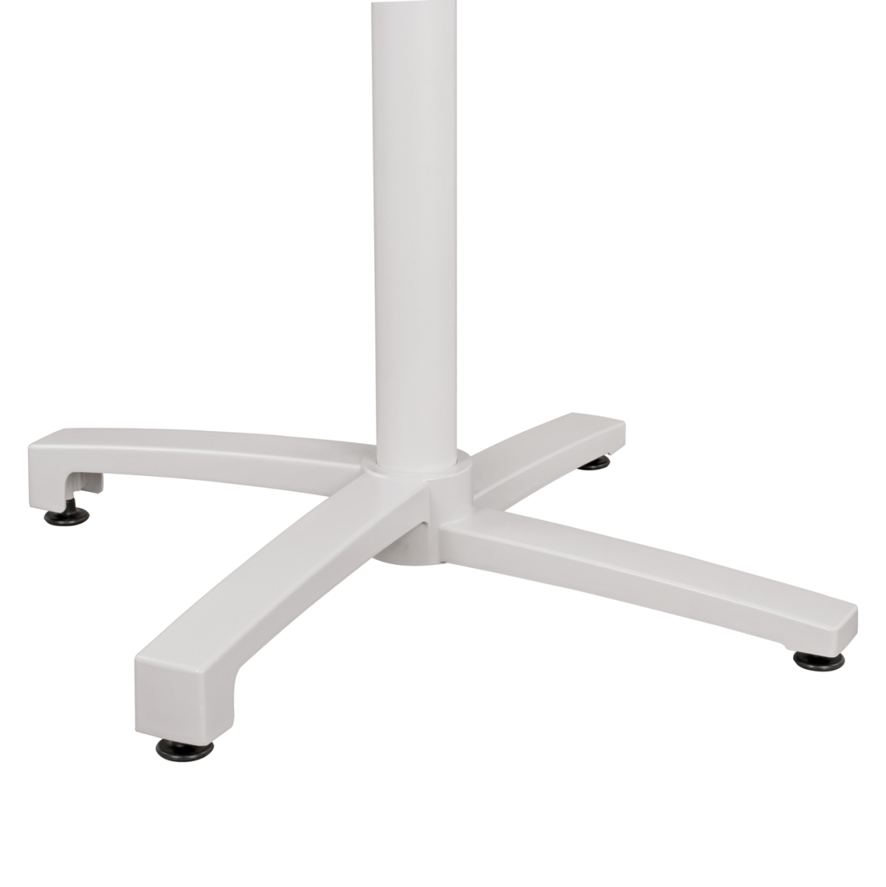 Aluminum Base Folding White matte 69x69x73cm with cross HM459.02 [8]
