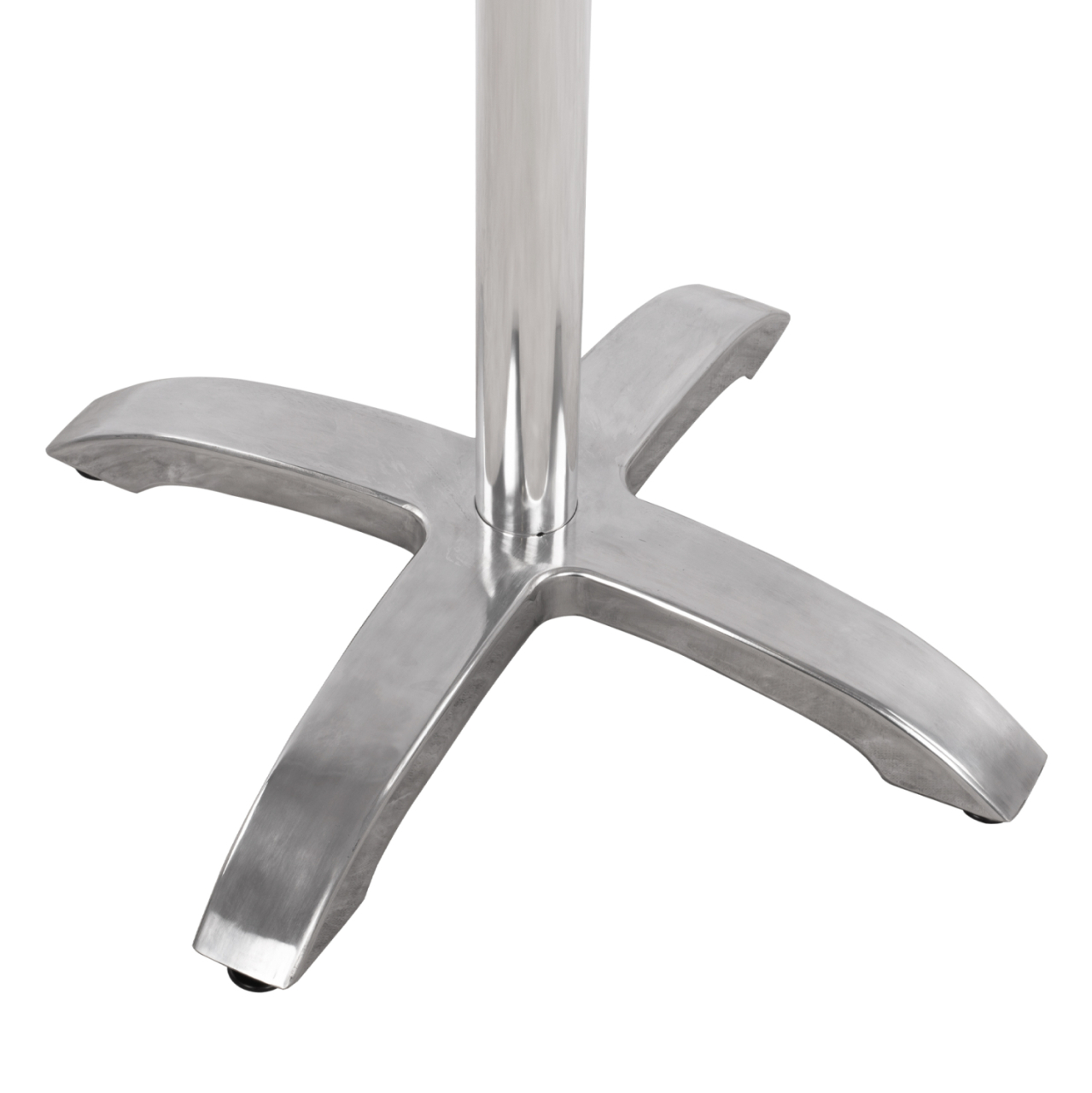 Aluminum Base HM460.03 Chromed 66x66x72H with cross 48x48 [5]