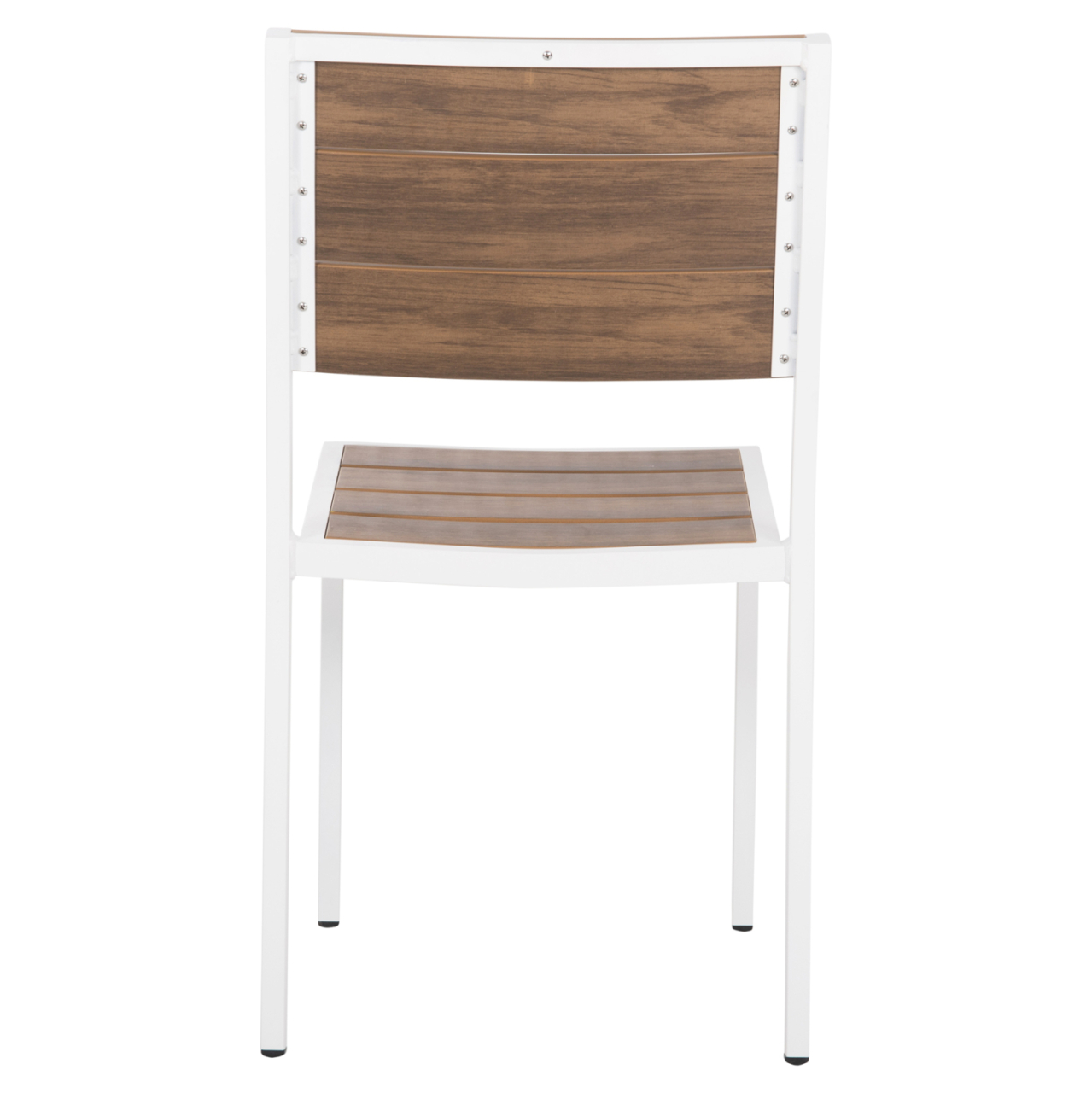 ALUMINUM CHAIR SAGA HM6063.01 WHITE WITH POLYWOOD 46x52x86Hcm. [6]